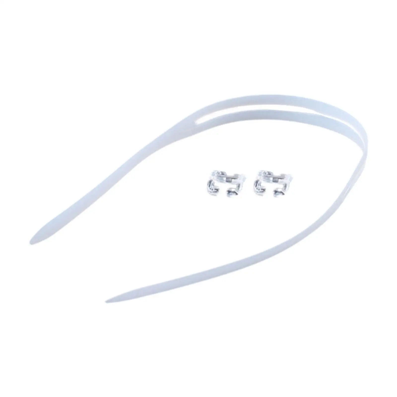 Durable Silicone Strap for Swimming Goggles with Extra Clips