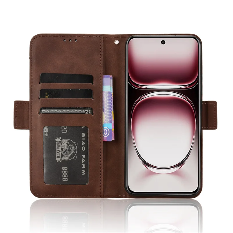 For Oppo Reno 12 Pro 5G Case Multi-card slot Cover Leather Case Protect Cover For OPPO Reno12 Pro 5G Stand Flip Wallet Case 4