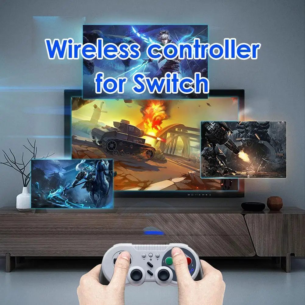 Controller Wireless Videogioco Controller Joystick Usb Per Nintendo Switch Pc Dual Motor Vibration Turbo Function
