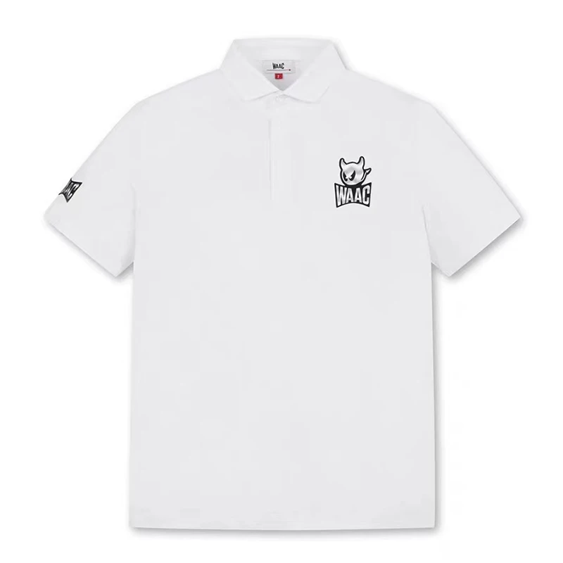 WAACGolfShirtMenShortsleevedTshirtSummerNewLapelThinMan