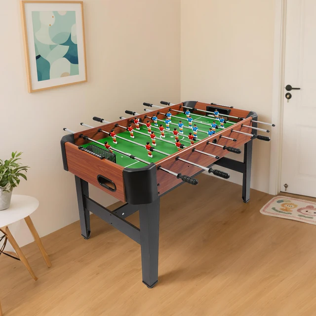 20173-fd90d8.jpg 120*61*81cm Foosball Table Soccer Table Game 8-Rods Foosball Game Table for Placing in Your Home Living Room,