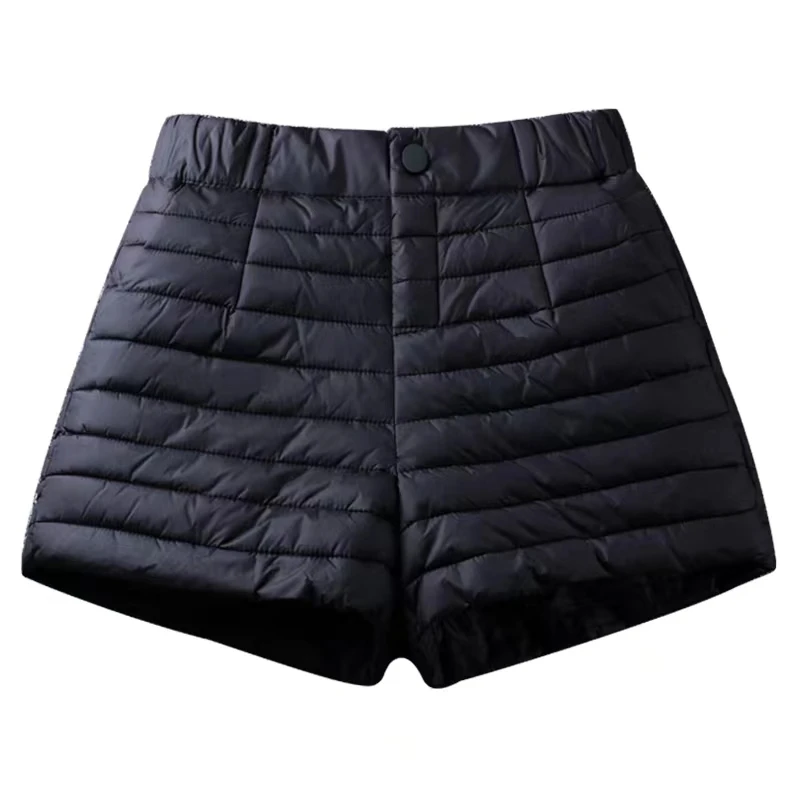 

Winter New Women's Clothing Golf Sports Shorts Women's Down Cotton Casual High Waist Shorts Outdoor Thickened Warm Shorts