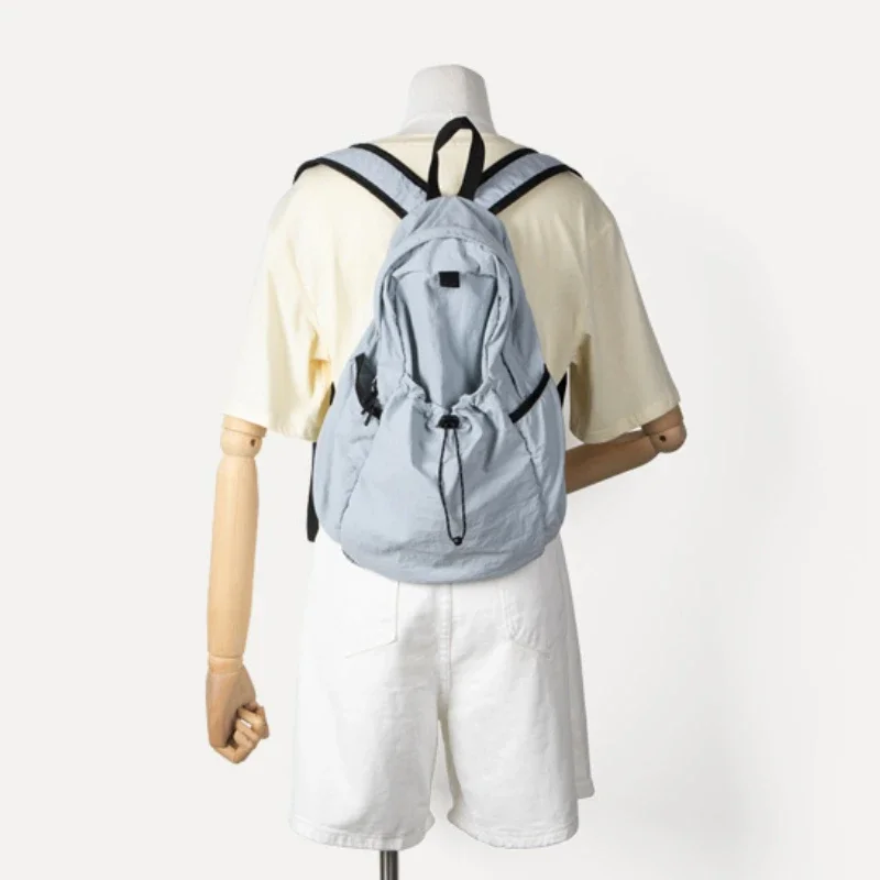 

Тонкий дизайнерский Повседневный вместительный рюкзак Chikage из нейлоновой ткани, легкий контрастный рюкзак, изысканная Студенческая сумка