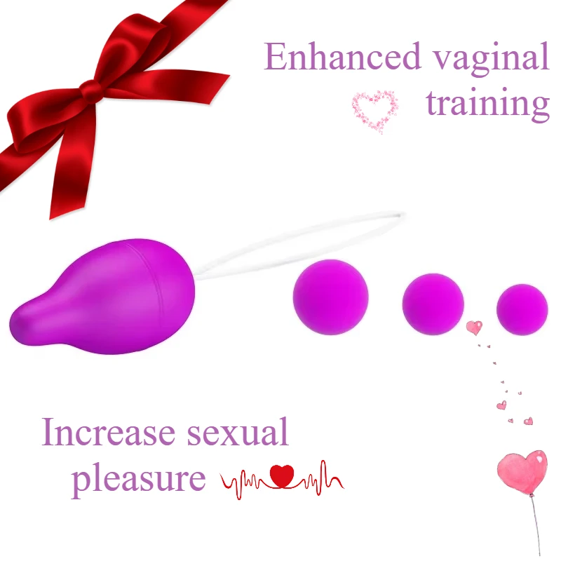 Silicone Kegel Ball Female Vaginal Exercise Enhance Sexual Pleasure Clitoral Stimulation Tightener Couples Flirting Sex Toys