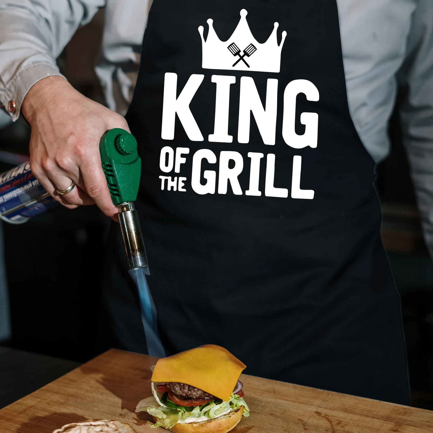 Cooking Aprons for Women Men Funny Grilling Chef Kitchen Aprons for Dad Husband BBQ Gifts for Fathers Day Birthday 6
