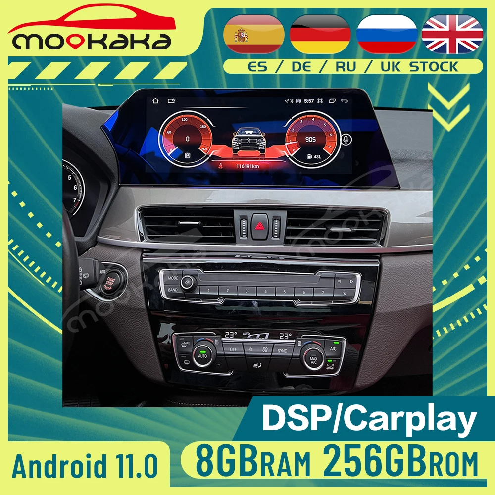

Android11 For BMW X1 X2 F39 F48 NBT/EVO 2016-2020 Autoradio Stereo Car DSP Wireless Carplay GPS Navi Multimedia Player Head Unit