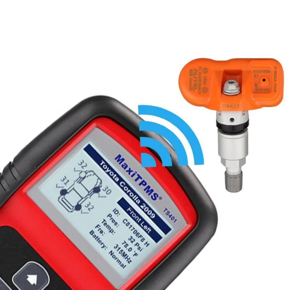 Autel MaxiTPMS 타이어 압력 모니터링 시스템, TS401 OBD2 TPMS 진단 스캐너 도구, 315 활성화, 433MHZ 센서 프로그래밍