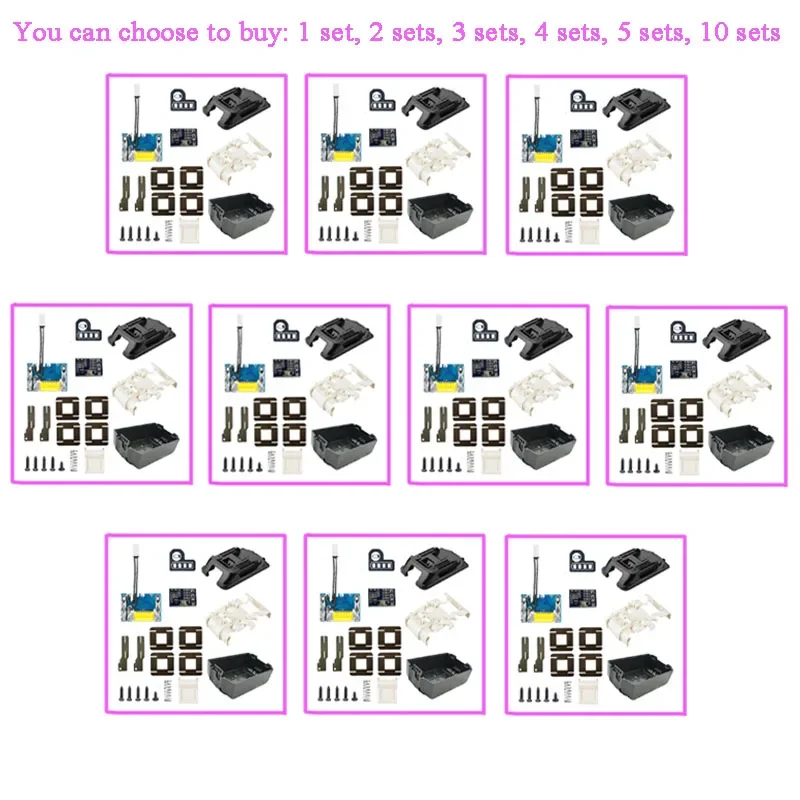 

BL1830 Li-ion Battery Case Charging Protection Circuit Board Box PCB For Makita 18V 3.0Ah 6.0Ah LED Battery Indicator BL1860 BMS