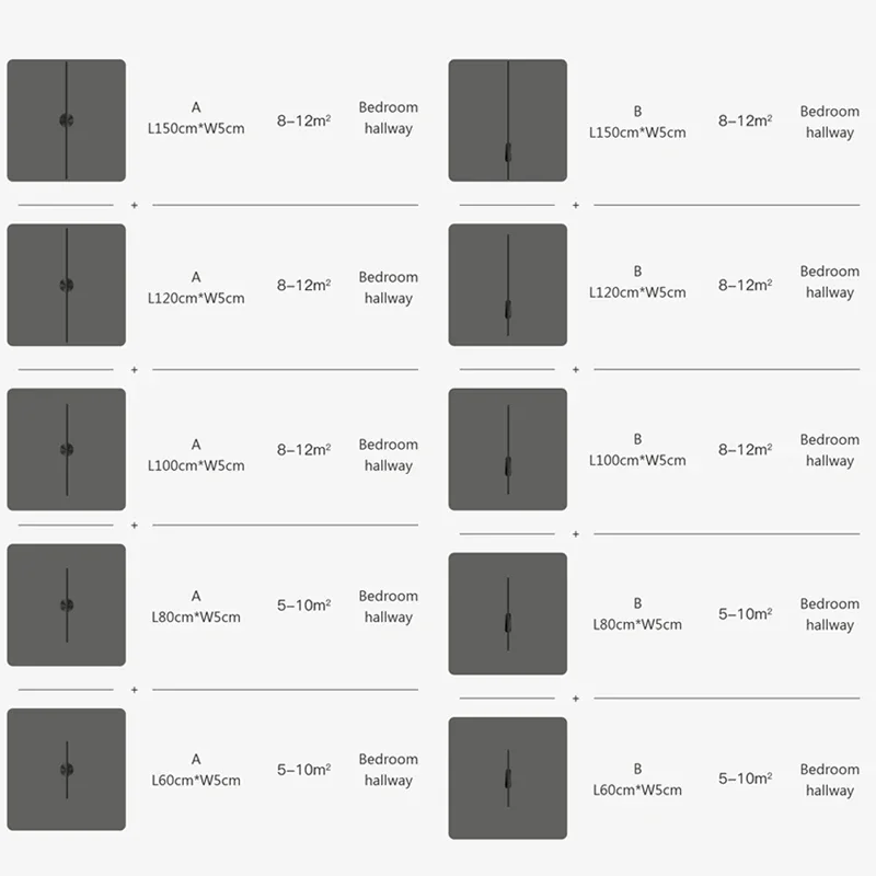 모던 LED 벽 램프 디자인, 긴 스틱, 심플한 북유럽 실내 배경 벽 장식 조명, 거실 침실 계단 호텔