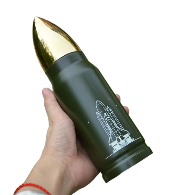 500/ml Bullet Shape Thermal Water Bottle Large Capacity Stainless Steel Water  Bottle Portable Vacuum Flasks Thermos Cup - AliExpress