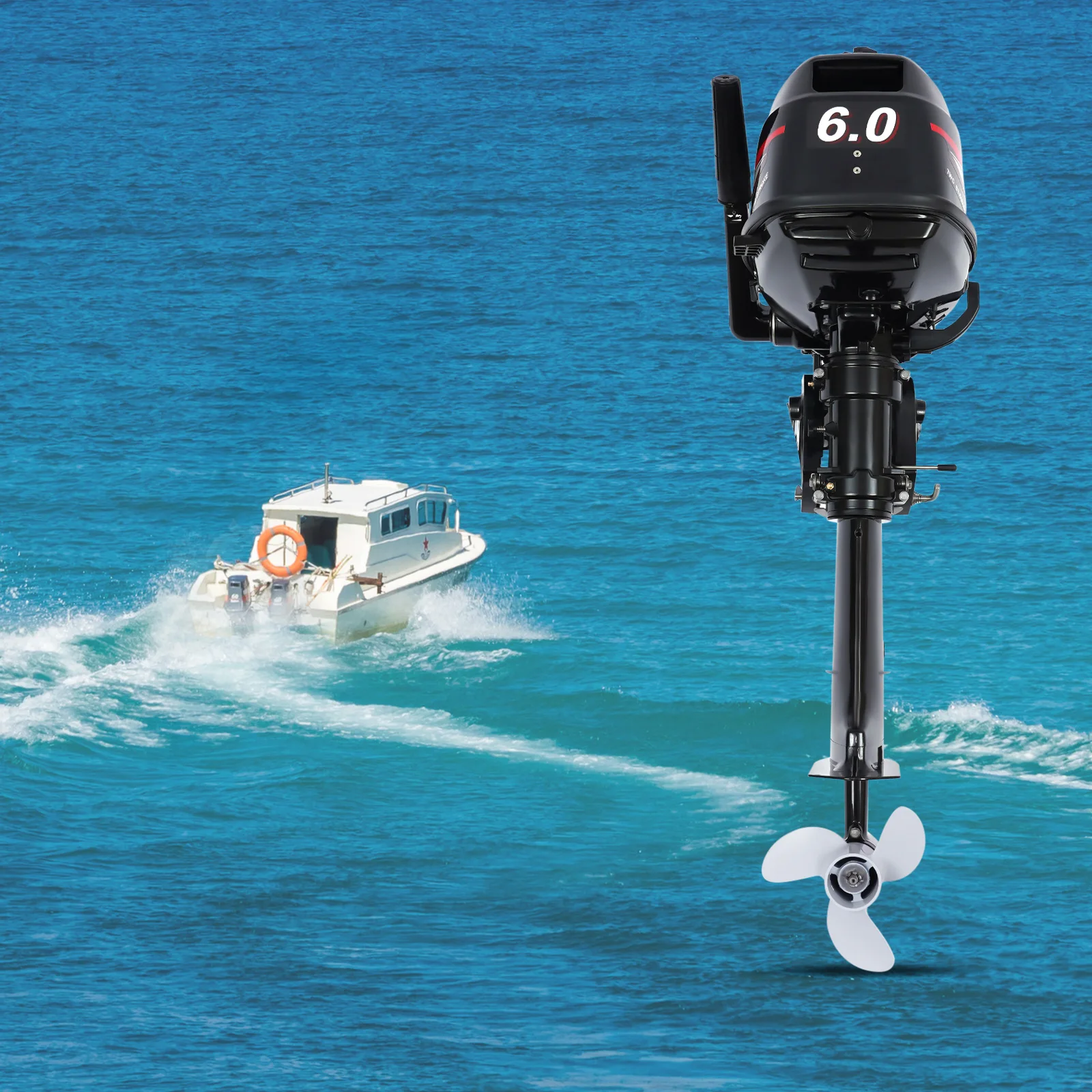 Motor Fueraborda DIFU 3.6 CV - Refrigeración Por Agua (Gasolina