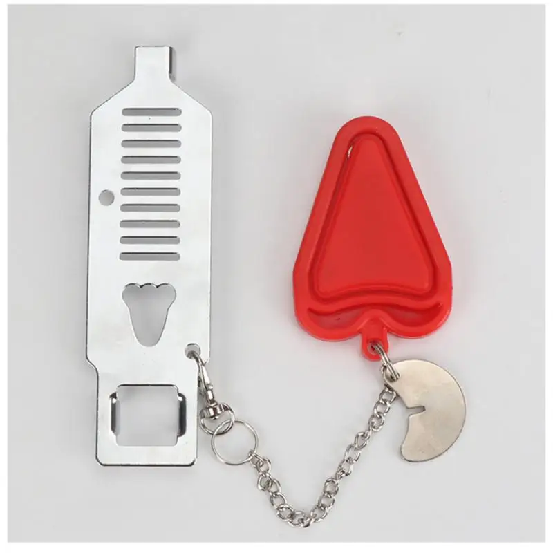 Portable Door Lock Double Hole Security Door Locker Safety Metal Lock Home Room Hotel Anti Theft Security Lock