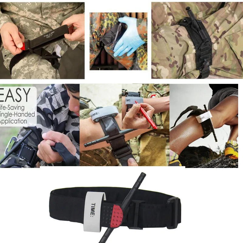 Outdoor Tactical Tourniquet CAT Tourniquet Rotary One Handed Tactical Emergency