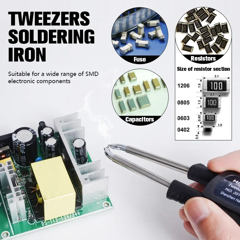 T12 Soldering Station STM 32 Chip Version 2.1 OLED Digital Adjust Temp 5pin Soldering Iron Handle Or Tweezers Handle AUTO Sleep 4