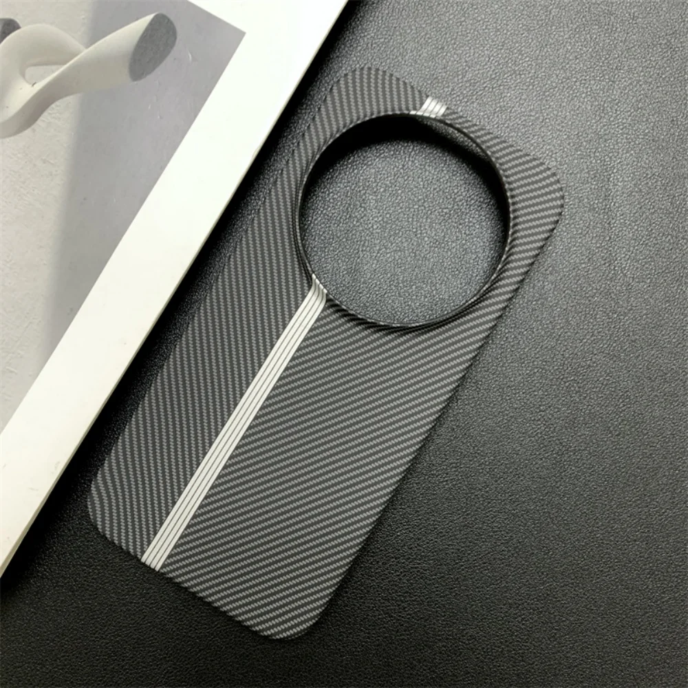 Sleek Carbon Fiber Pattern Frameless Phone Case - Shockproof Cover