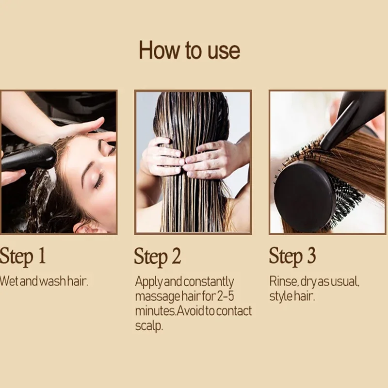 Magical Hair Mask 5 Second Repair Rough Damaged Hair Straighten Treat Frizzy Dry Soft Hair Smooth Shiny Deep Nourish Scalp Care