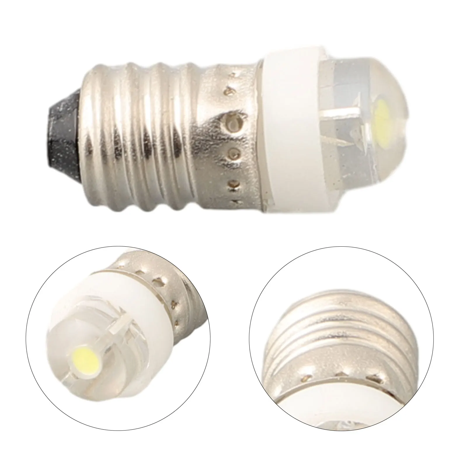 Lantern Bulbs 3V 4.5V 6V 0.5W E10 LED Indicator Signal Instrument Screw Mouth Small Bulb Flashlight Replace Accessories