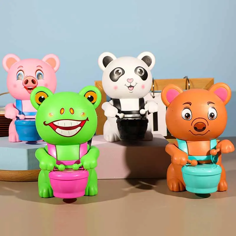 Children's Educational Toys Cartoon Cute Wind-up Drumming Small Animal Creative Children Interactive Clockwork Toys Gifts