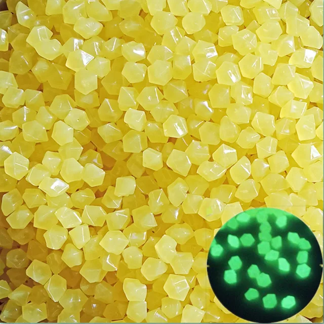 500Db Ragyogás A Sötét Kertben Kavicsos Glow Stones Sziklák Járdákhoz Kerti Út Teraszos Fűnyertes Udvari Dekoráció Fényes Kövek - Image 6