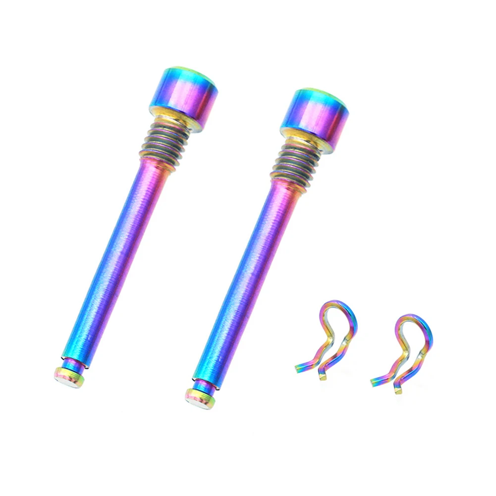 Fahrrad Hydraulische Scheibenbremsbelag Schrauben M4 Titanlegierung Befestigungsstift Einsätze Bremssattel Schrauben Retainer Pin Radfahren Zubehör – Detail 12