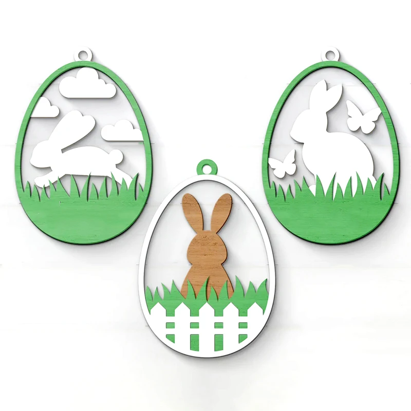

2023 Easter Bunny Egg New Metal Cutting Dies Rabbit stencils for Scrapbooking Album Paper Cards Embossing DIe Cut Knife Mould