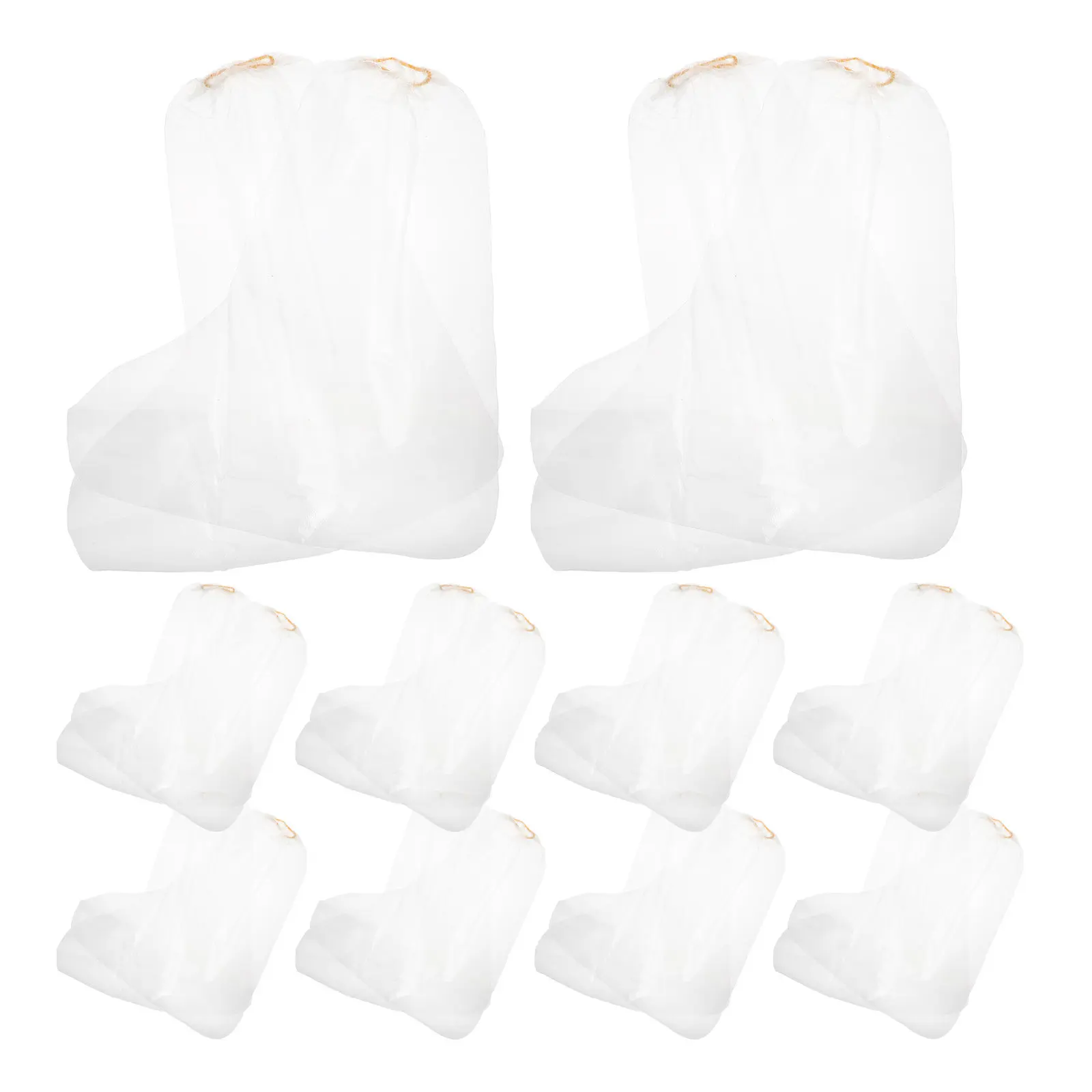 10pcs 일회용 방수 신발 비 방지 운동화 커버 여행 캠핑 하이킹 부츠 커버 진흙 보호 야외용