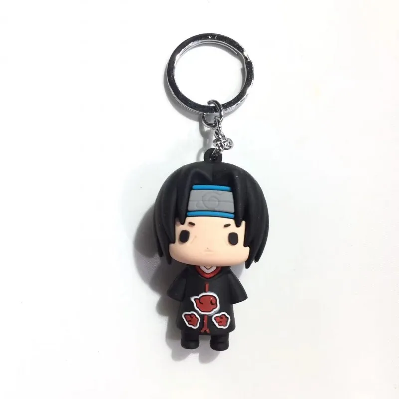 LLavero de Naruto de silicona 3D para niños, llavero de PVC, figura de Anime,  Kakashi, personaje de cómics, llavero de coche, puerta de juguete -  AliExpress