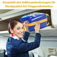 Ensemble de bagages pour enfants en 2 pièces avec poignées extensibles pour enfants 6