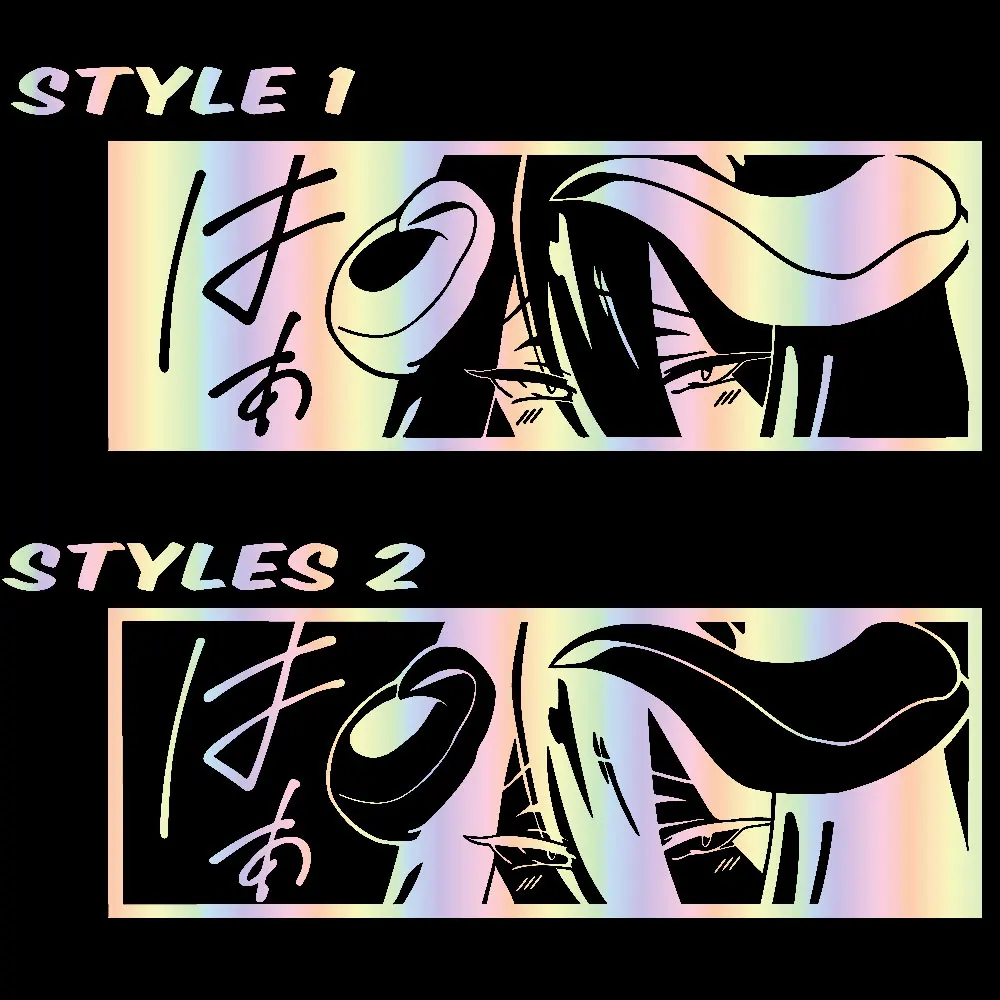 

Albedø | Overoverø Rd | Car Sticker Anime Lovely Beautiful Girl Laptop Stickers Auto Parts Window Decoration Laser Vinyl Decals