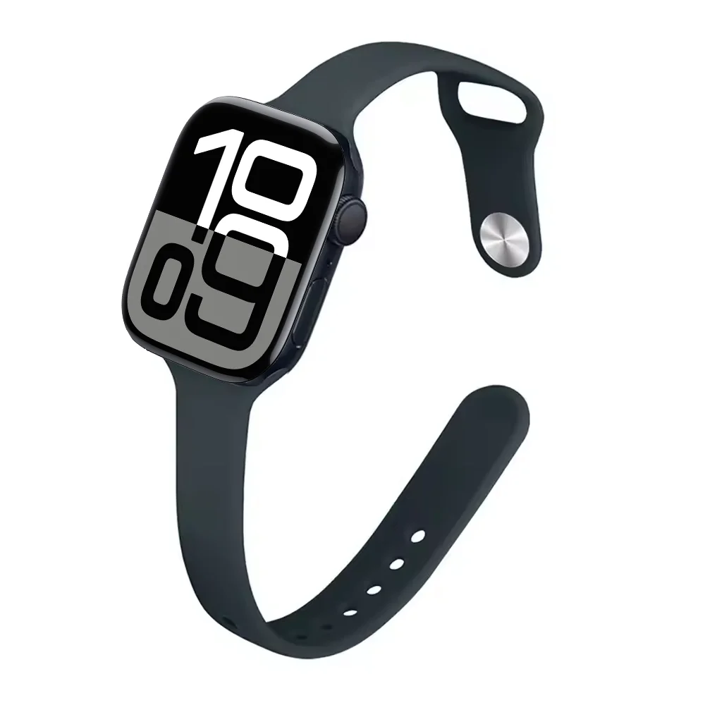 Breathable Silicone Strap for Smartwatch - Elegant Bracelet Design