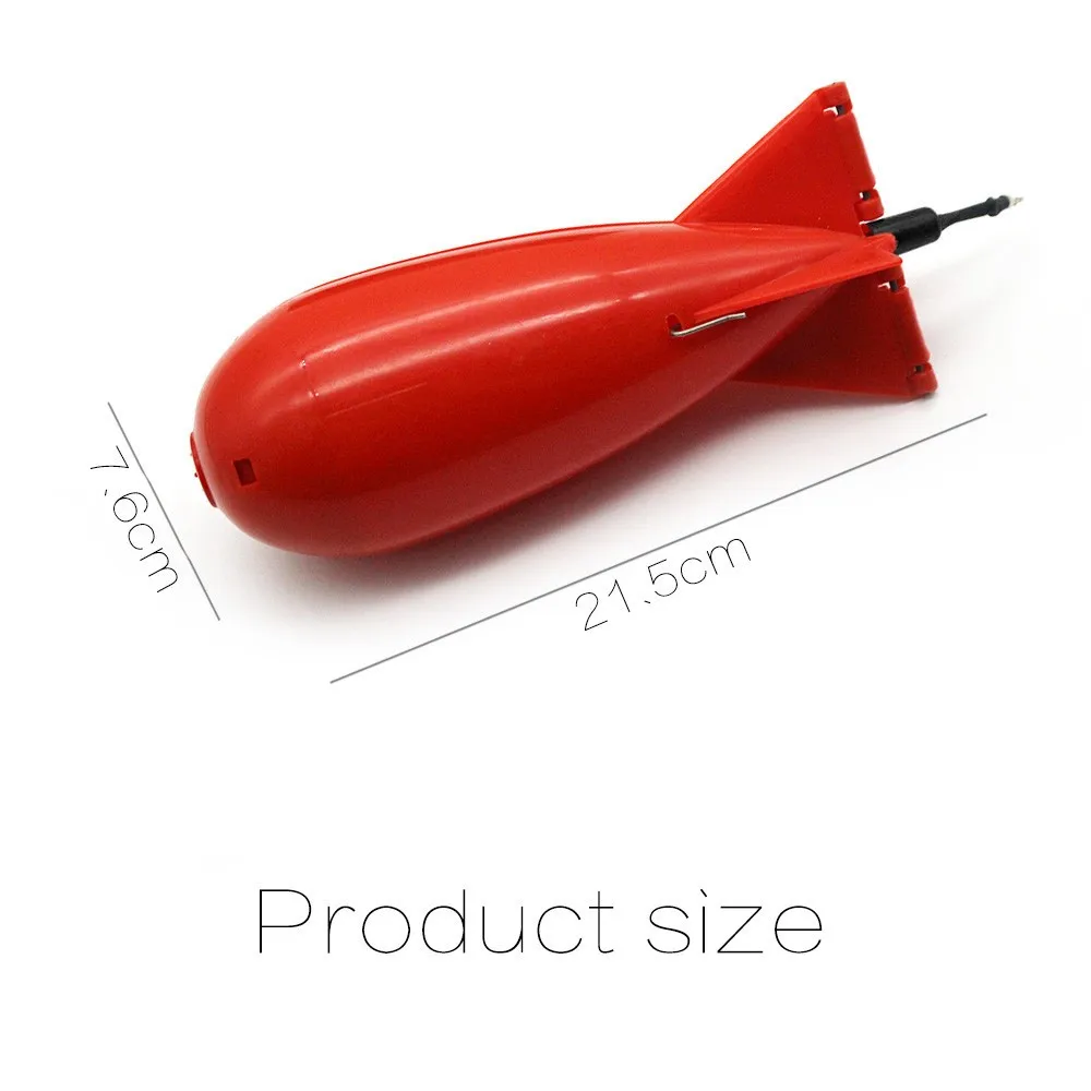 Large Fishing Spod Bomb Float Lure Bait Holder Carp Fishing Rocket