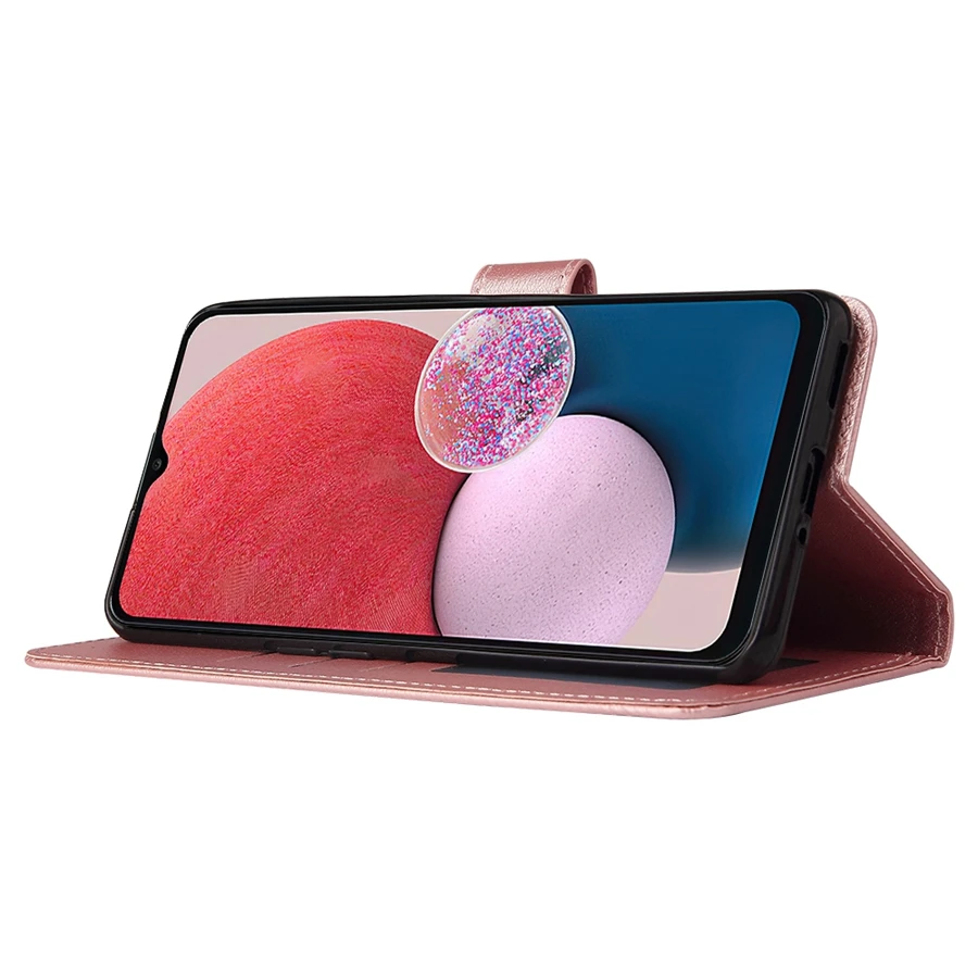 Wallet Card Stand Magnetic Flip Leather Case For Samsung Galaxy A12 A13 A14 A34 A51 A52 A53 A54 S23 Ultra S22 S21 Plus S20 FE — view 3