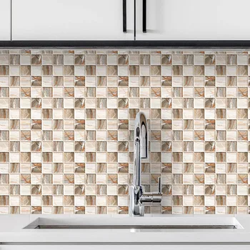 Plaid Tile Wall Stickers 2