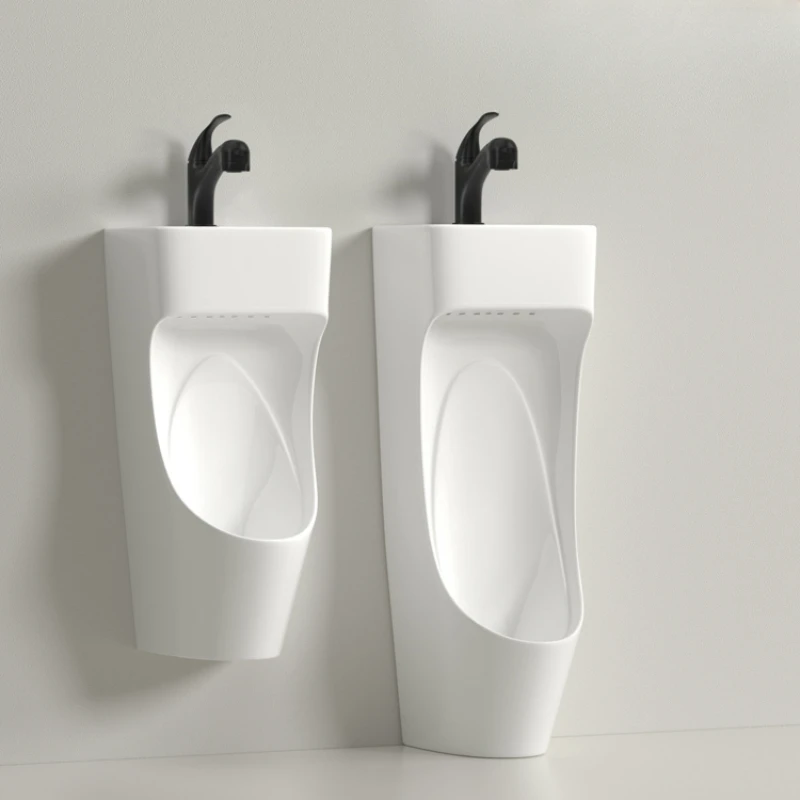 New home ceramic integrated sink with sink and urinal wall mounted induction