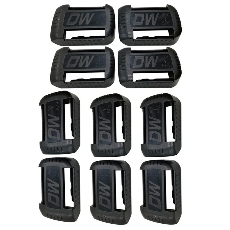 Dewalt용 배터리 거치대, 벽 마운트 디스플레이, 행어 독 차고 정리정돈, 블랙, 18V -60V, 10 팩