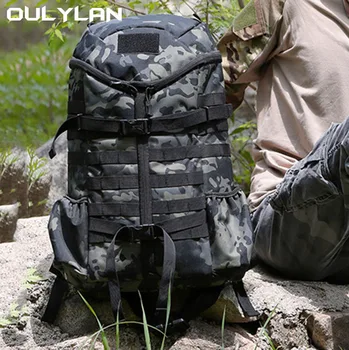 Oulylan 60L Outdoor Camouflage Sports Bag Hiking Tactical Backpack Waterproof Camping Storage Travel Rucksack For Men 2