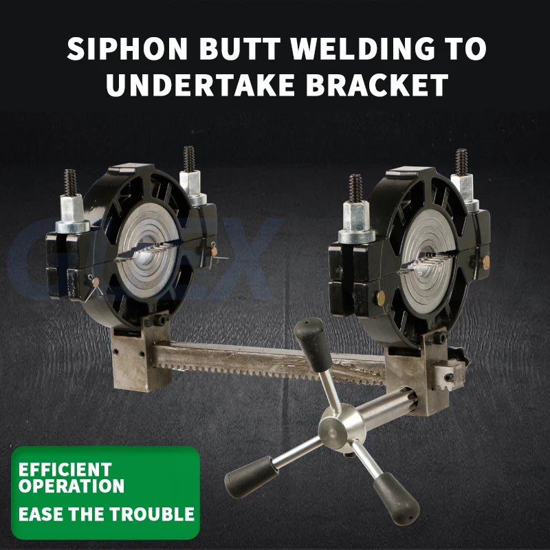 40-160 PE Hot Melt Butt Welding Machine Siphon Drainage Bracket PE Hot Melt Butt Welding Machine Socket Bracket Fixing