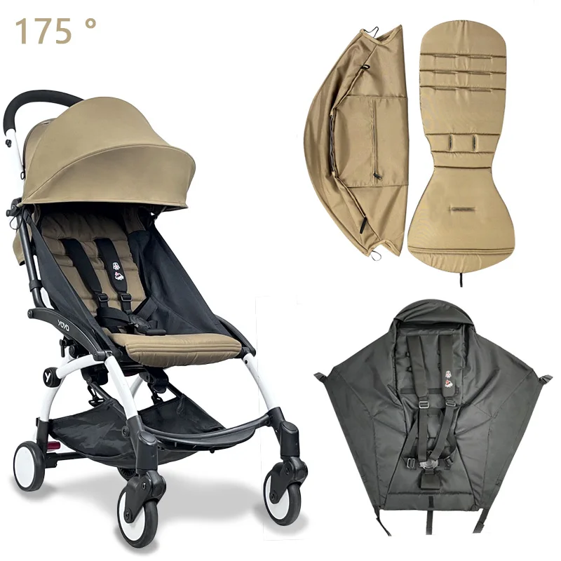 Accessoires Pour Poussette De Bébé, 175 Degrés, Avec Capuche Et