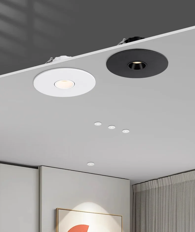 Description Picture 2 of itemled ultra-thin spot light small Angle 3°8°15° teahouse atmosphere wine cabinet anti-glare downlight, a beam of light museum 3W5W