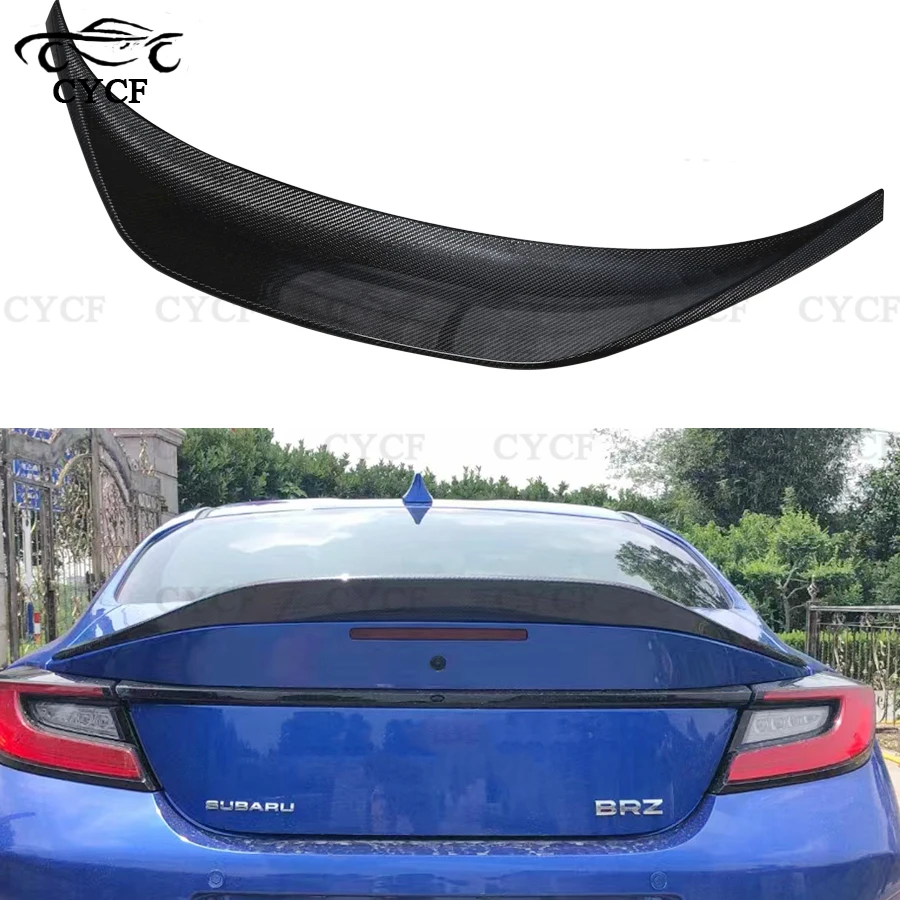 

For Toyota GR86 Subaru BRZ high quality Rear Wing Tail Trunk Spoilers Carbon Fiber Tail fins TRD Style Rear Spoiler