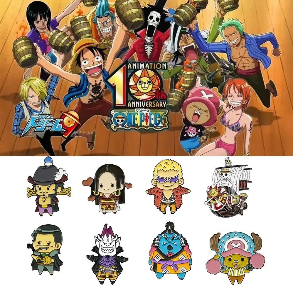 One Piece 'Luffy  Skull Pirate' Enamel Pin - Distinct Pins