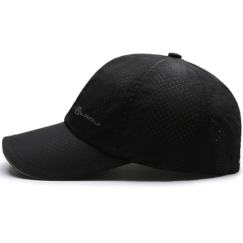 Breathable Baseball Hat Mesh Baseball Cap Lightweight Running Hats Reflective cap Visor Hat Adjustable Tennis Cap 2