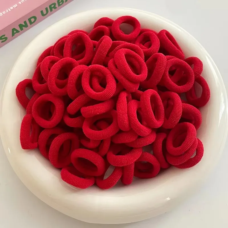 100 Stk Elastische Haargummis Für Kinder Mädchen Haarschmuck_voghion.com