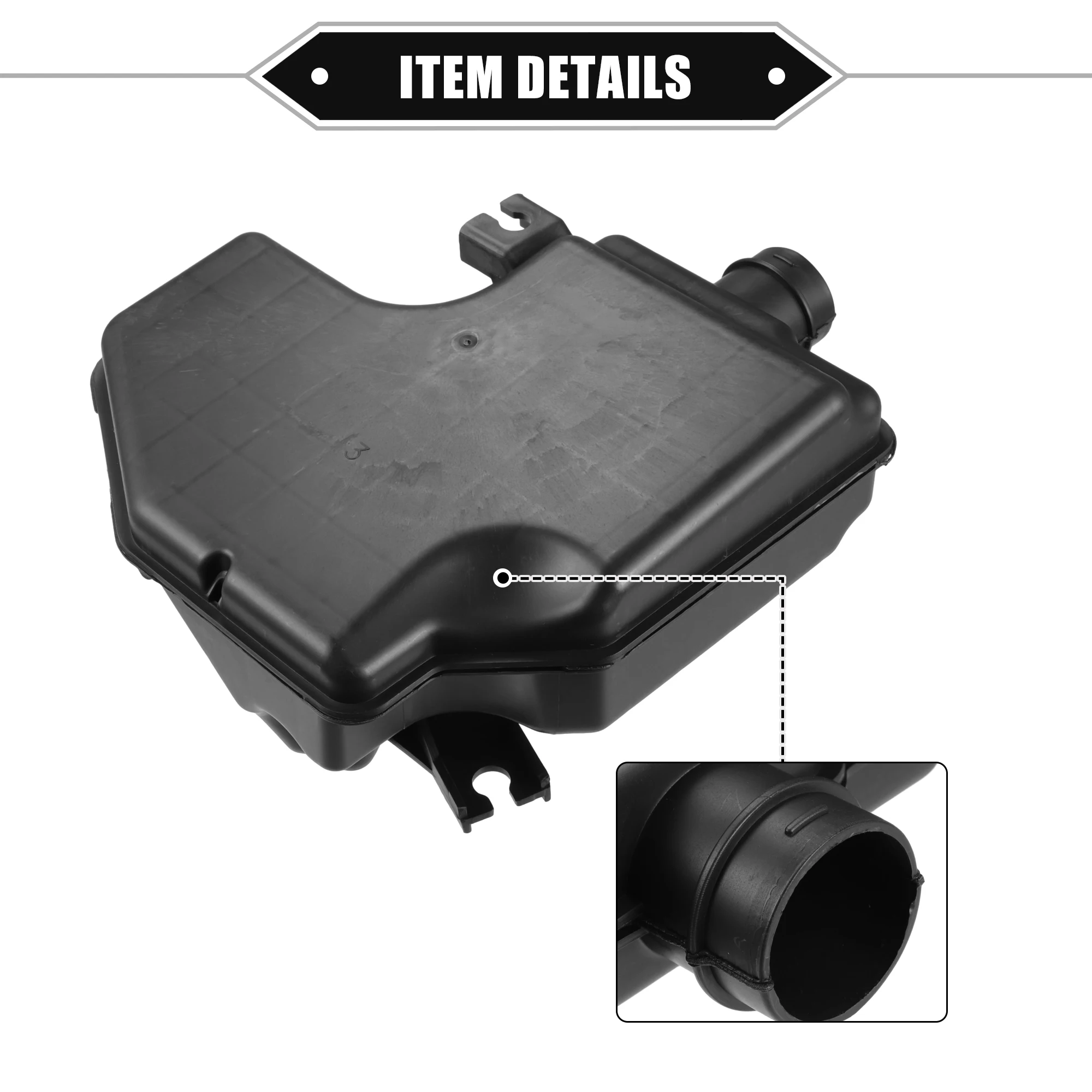 UXCELL Car Air Intake Lower Resonator for Honda CR-V 2007 2008 2009 2.4L No.17230RZA000 Black