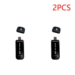 High - Speed 4G LTE Portable WiFi Dongle with SIM Card Slot - Unlocked Wireless Broadband Modem and Network Adapter (2PCS)