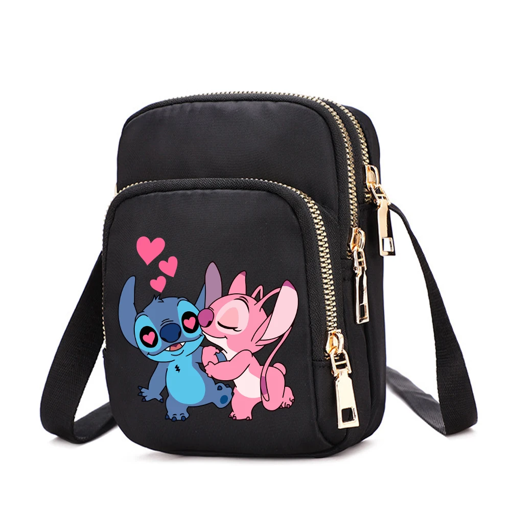 Cute Stitch Crossbody Bags for Women Kawaii Disney Cartoon Printed Bag Girls Shoulder Bag Y2K Women Handbags Birthday Gifts 5