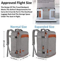 Travel Man Backpack 4 Sets Large Capacity Business Laptop Backpacks with Compartments Multi-functional Waterproof Bag Women 40L 2