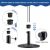 Umbrella Base Parts Plastic Parasol Stand Replacement Parts Umbrella Base Bracket Hole Cover & M8 Screws for Most Umbrella Hole 2