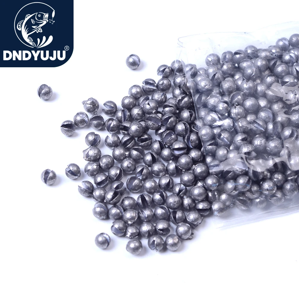 DNDYUJU 0.2g-1.7g Carp Fishing Solid Oval Split Shot Lead Explosion Sinker Fishing Lure Weight Auxiliary Fishing Tackle