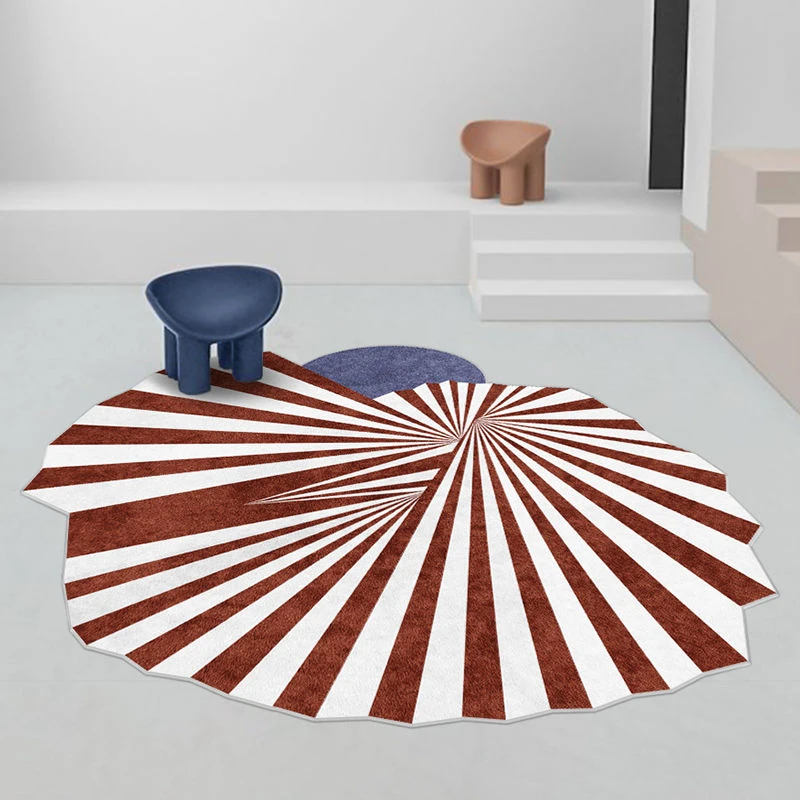 SoftIrregularImitationCashmereCarpetsLivingRoomSofaCoffeeTable